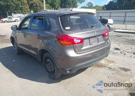 2016 Mitsubishi Outlander Sport 2.0 Es из США, поврежденный, VIN JA4AP3AU5GZ062108